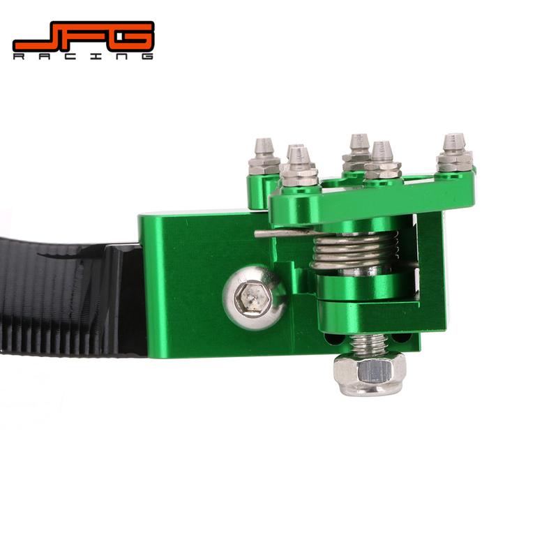Motorcycle CNC Shifter Shift Rear Foot Brake Pedal Lever For KAWASAKI KX250F 2009-2018 KX250 -