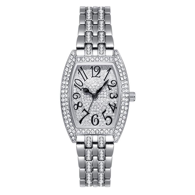 Fashion Diamond Barrel Type Women S Watch Classic Gypsy Bracelet Waterproof Women S Watch