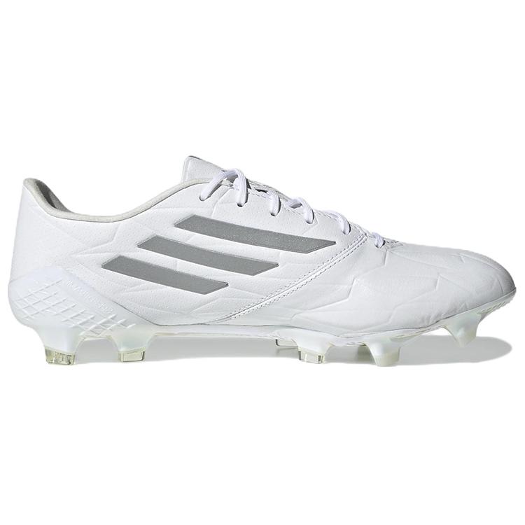 New Adidas Adizero F50 4 Leather Fg White Silver Metallic GX3911