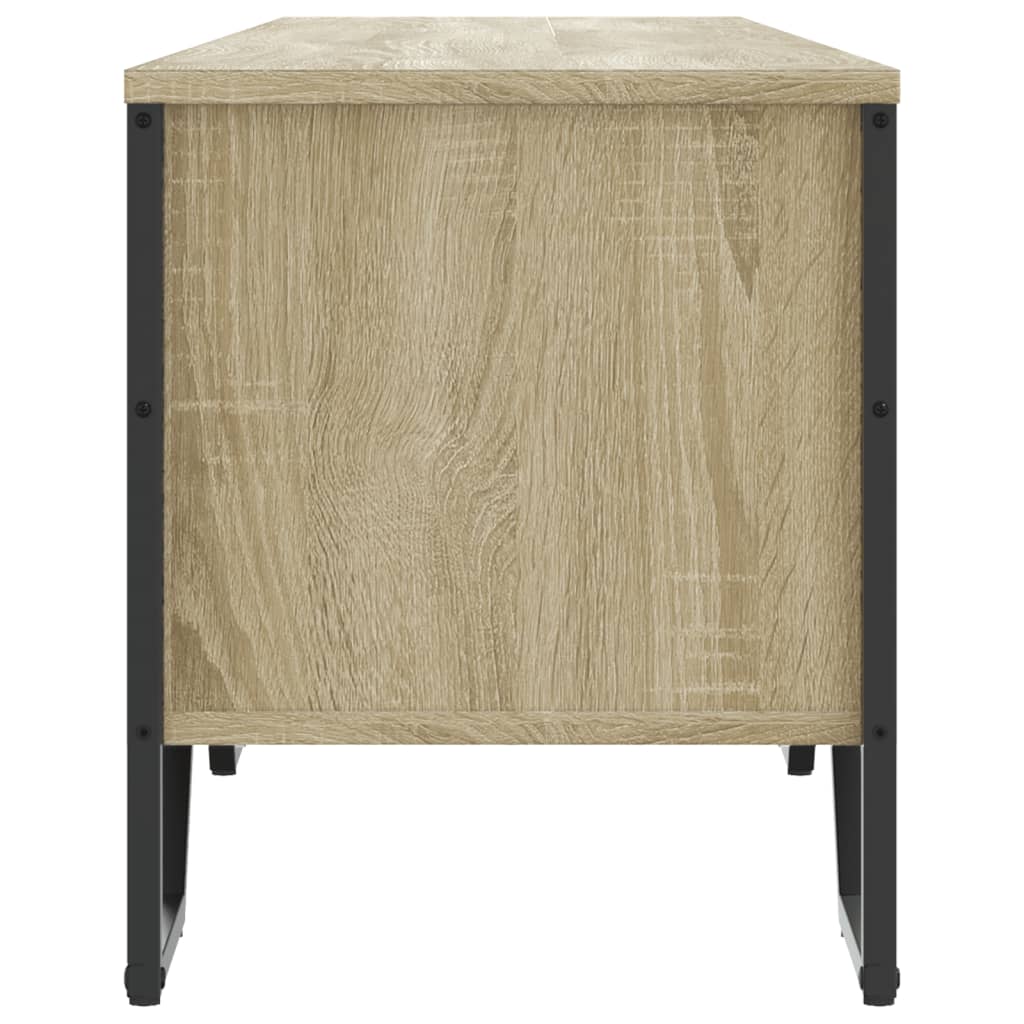 TV Cabinet in Sonoma Oak 180 x 34 x 41 cm Particleboard