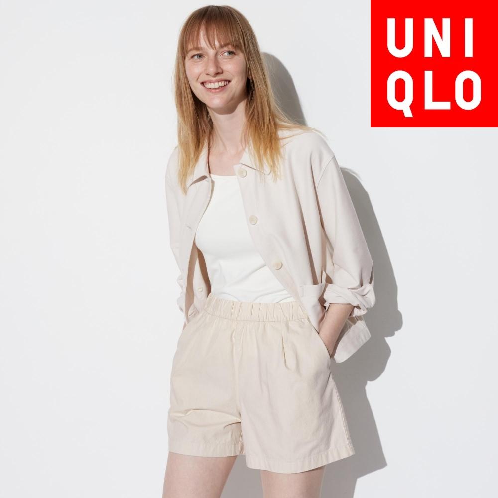 

UNIQLO Cotton Easy Short Брюки однотонные