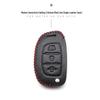 Hyundai Genuine Leather Key Case for Santa Fe, ix35, Mistra, Elantra, Reina, Veloster, Sonata