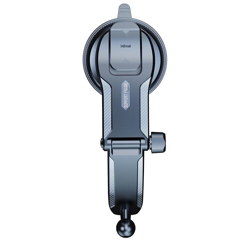 Rotating Car Phone Holder with Folding Design and Strong Suction Cup Base