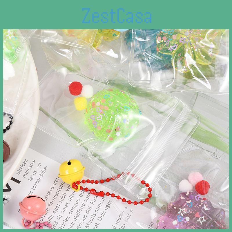 Shaped Pinch Various Toy Cartoon Bell Pendant Keychain Bags Toys Decoration