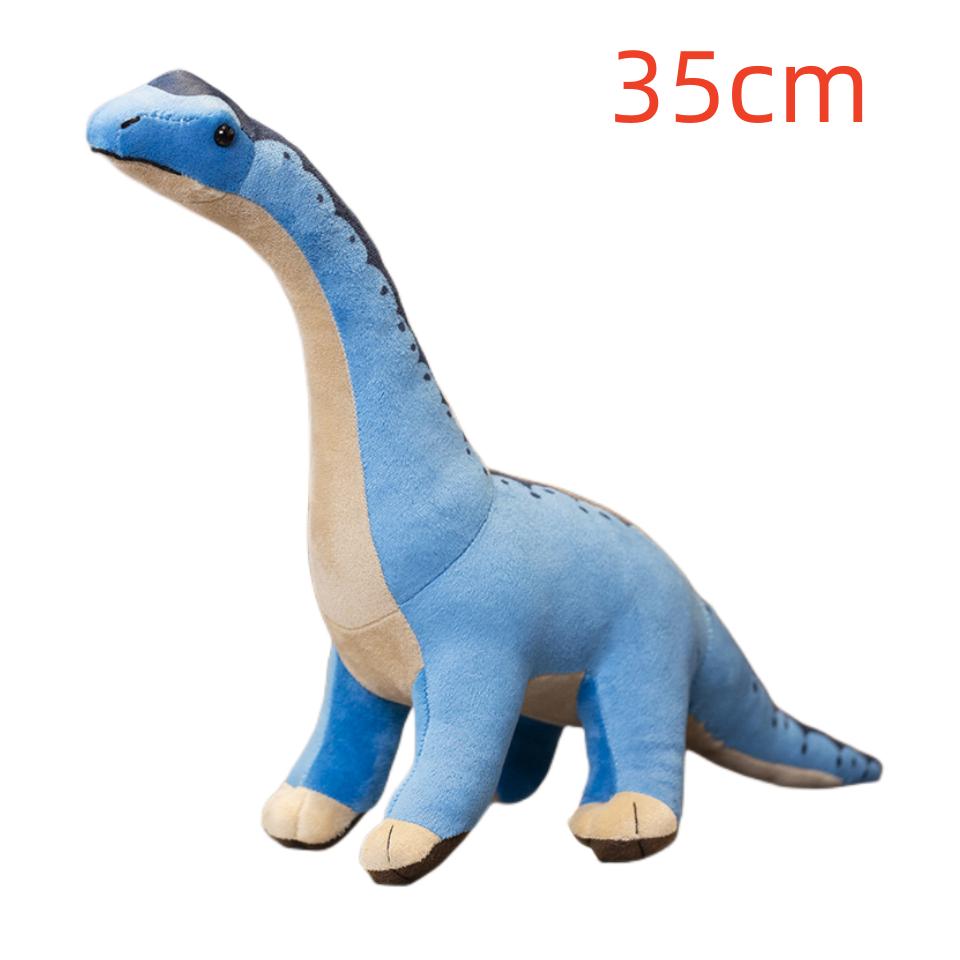 Simulation Dinosaur Plush Toy Lifelike Triceratops Ankylosaur Stegosaur Serpentine Dragon Plushies Doll Cartoon Soft Kids Toys