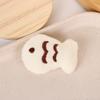 4Pcs Girl Hairpin Mini Plush Kitty Fish Design Secure Hold Hair Clip Side