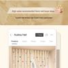 No-Punch Light-Blocking Bay Window Curtain Fabric for Bedrooms