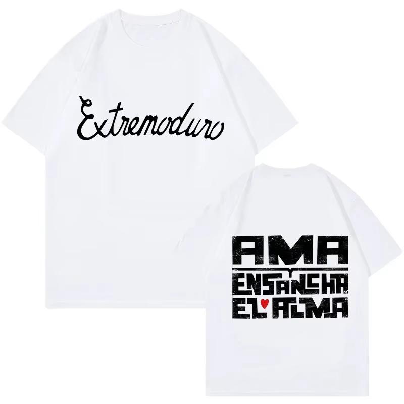 Heart On Fire By Extremoduro Rock Band Unisex Plus Size Y2k Cotton Highstreet Harajuku Style Streetwear Tshirts