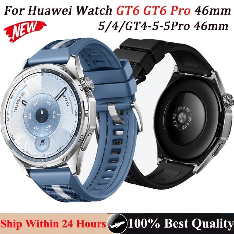 22mm Silicone Strap For Huawei Watch GT 6 Pro 46mm Sports Band Watchband For Huawei Watch 5 GT6/5/4 For Redmi 5 Active Bracelet