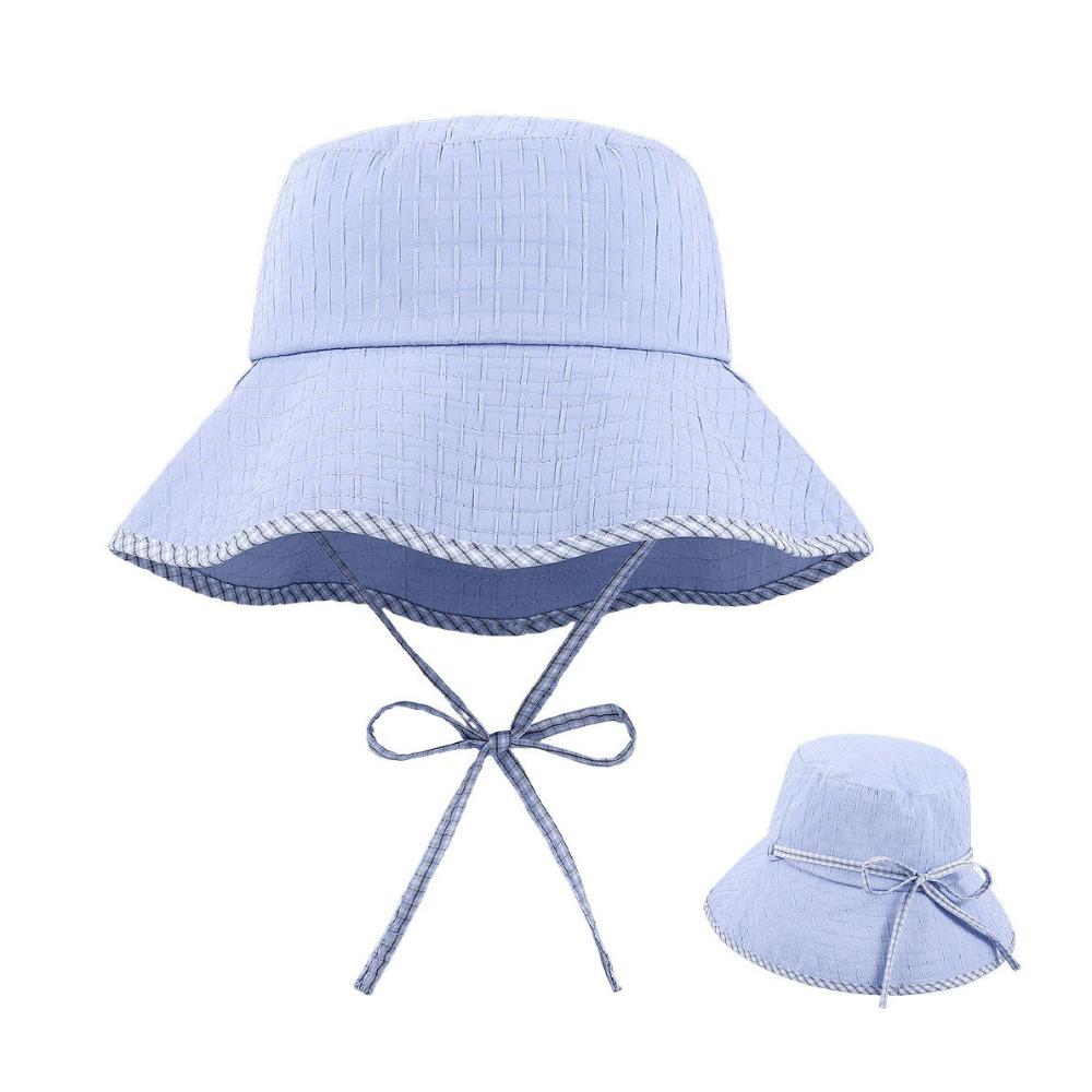 

Wide Brim Fisherman Hat Adjustable Sun Cap New Sunshade Hat Holiday синий