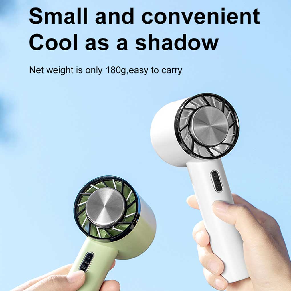Mini Cooling Fan Personal Rechargeable Adjustable Portable Household Handheld Plastic Multifunctional Walking Neck Air Cooler