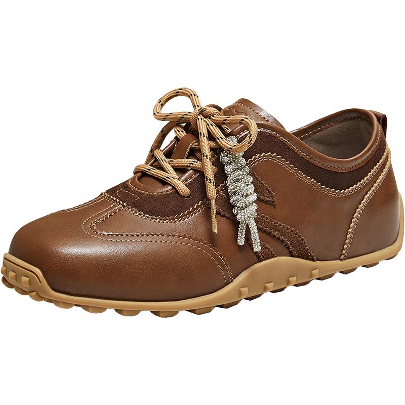 Baishitu Women s Platform German Trainer Casual Shoes D3590AM6 38