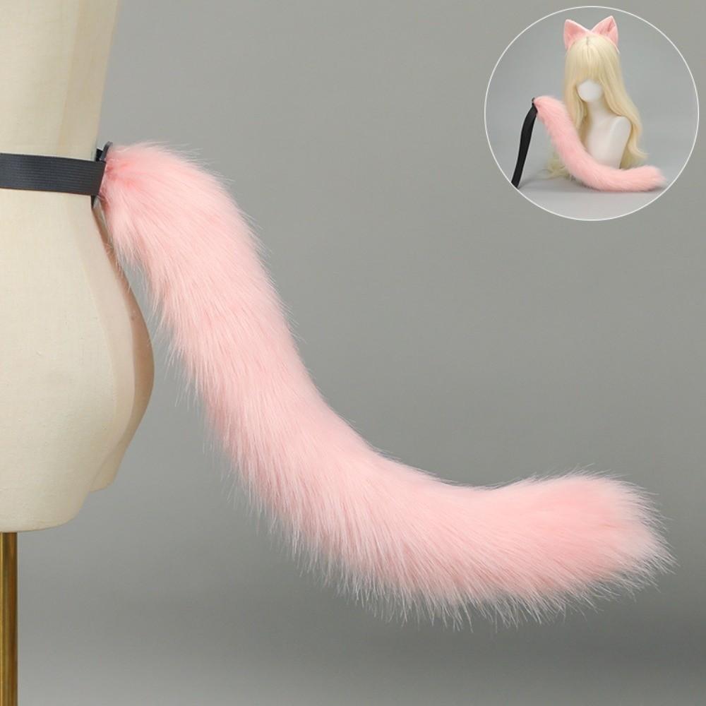 Plüsch-Katzenohren-Haarreif Realistische Tierohren Haarband Neues flauschiges Katzenohren- und Schwanz-Set Haaraccessoires