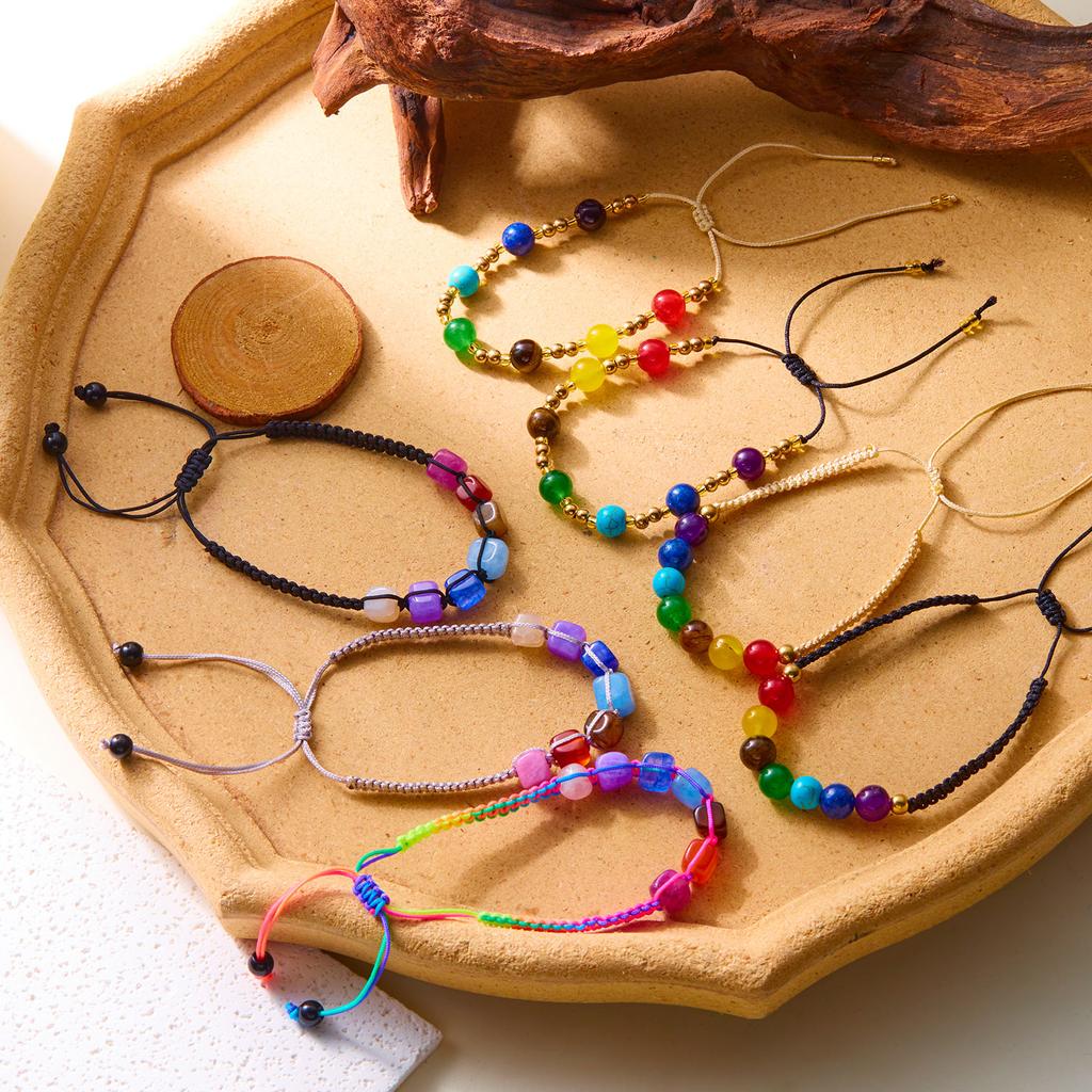 Handmade 7 Chakra Natural Stone Beads Bracelet for Women Men Yoga Reiki Healing Balance Meditation Bracelets Zircon Gift