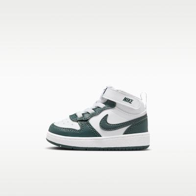 Nike Court Borough Mid 2 White Vintage Green (TD) 27