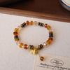 Natural Tiger'S Eye Stone Bracelet, Agate Crystal Bracelet. Fashion Women Daily Jewelry Lucky Gift