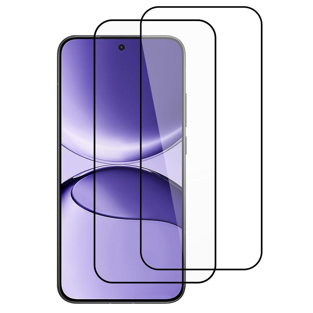 ITIETIE Für Xiaomi Redmi Turbo 4 Pro 5G 2 Stück Panzerglas 2,5 mm Hoher Aluminium Bildschirmschutz Siebdruckfolie