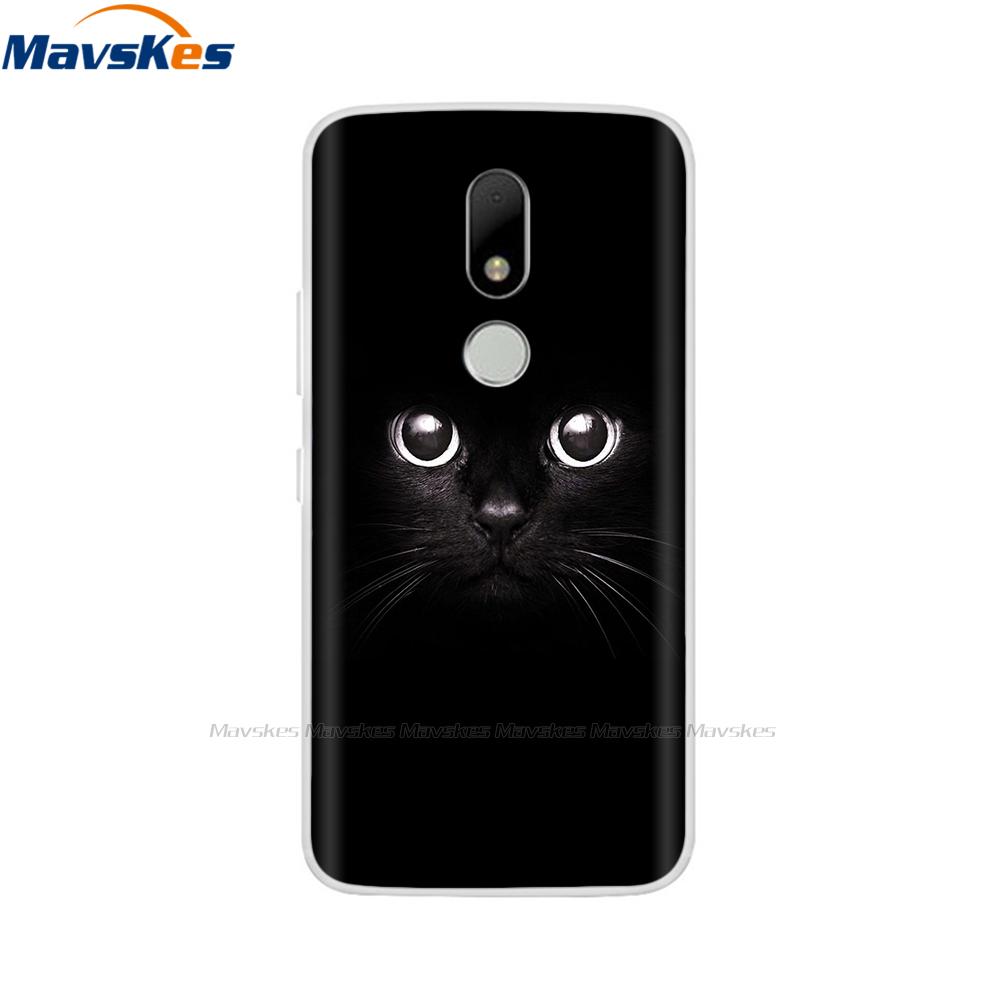 Soft TPU Case For Motorola Moto M Case XT1662 5.5inch Cute Cartoon Silicone Back Cover For Moto M Case XT1663 Phone Cases flower