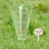 Y3NA Lawn and Garden Cone Rain Gauge Durable Potted Plant Bonsai Gardening Supplies