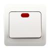 European Style 1-Gang Ceramic Switch with Indicator Light