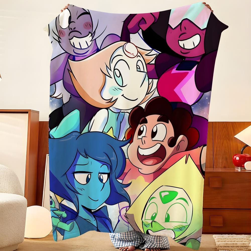 Coperta in Flanella S-Steven U-Universe-ee, Leggera e Accogliente, Resistente Lavabile carina Fresca