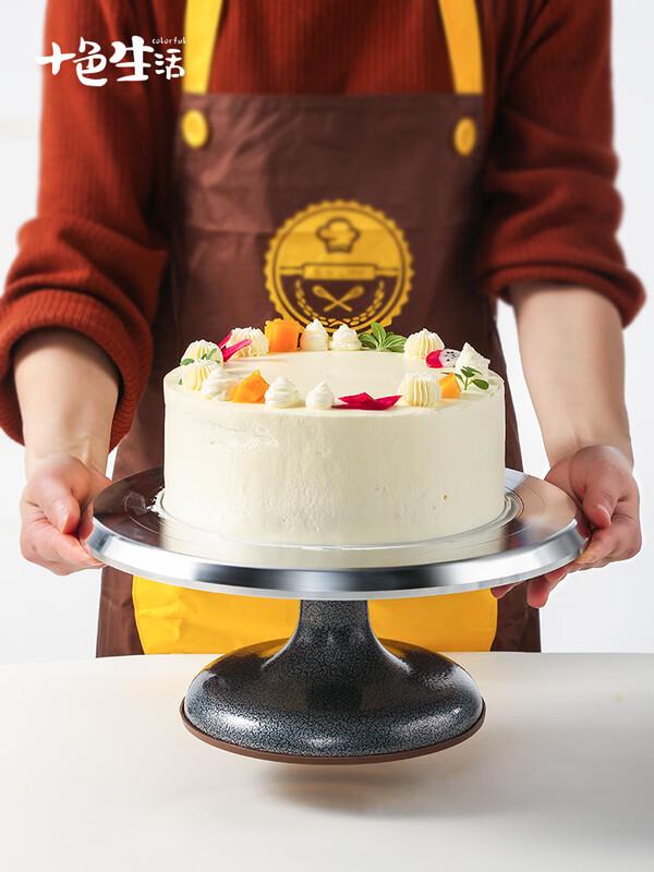Zhaoran 10-inch Aluminum Cake Decorating Turntable Set
