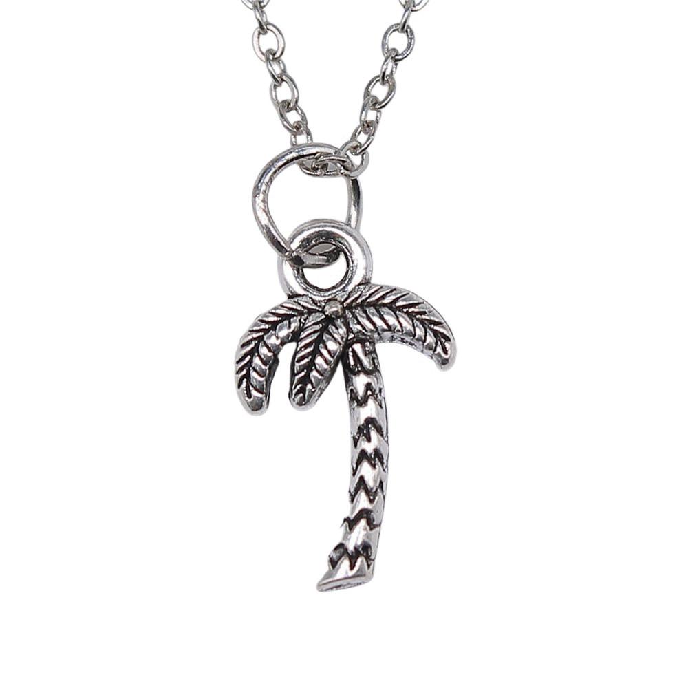Tree Of Life Pendant Heart Necklace Nature Love Symbol Jewelry 40cm Short Chain