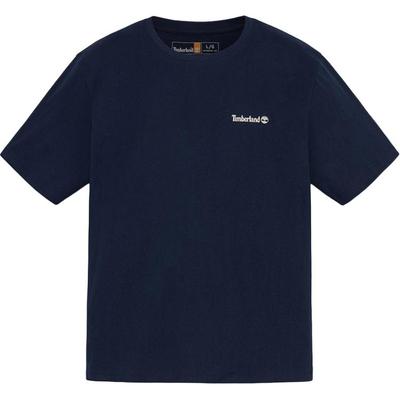 Timberland Outdoor Casual Breathable Round Neck Pullover Short Sleeve T-Shirt Unisex Tops Deep-Sapphire-Blue A5RMM-433