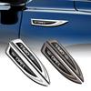 2Pcs For Opel OPC Astra K Vectra Corsa Zafira Insignia Metal Car Logo Side Fender Body Sticker Badge Decoration Auto Accessories