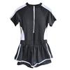 Costume da Bagno Intero da Donna Coprente Effetto Snellente Stile Sportivo Conservativo Primavera Estate Gamba Piatta Costume da Bagno Taglie Forti