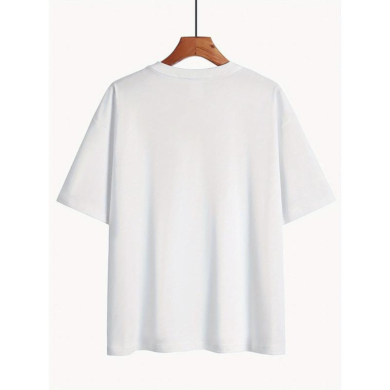 Damesbloemenprint T-shirt Ronde Hals Korte Mouw Casual Dagelijks Topje Lente Zomer Lichtgewicht Ademend