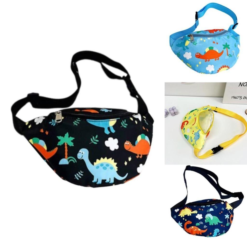 Niedliche Einhorn Kinder Hüfttasche Cartoon Dinosaurier Umhängetasche Nylonmaterial Leicht Und Diebstahlsicher