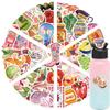 100Pcs Retro Flower Fruits Animals Stickers Cute Aesthetic Vinyl Waterproof Stickers Decals Scrapbook Laptop Bumper Computer
