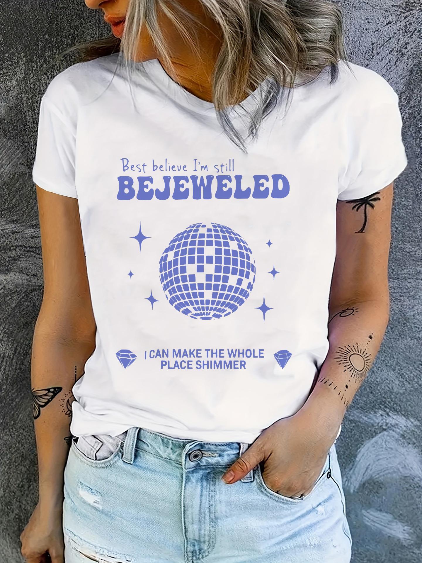 

Футболки женские с милым рисунком, украшенные драгоценными камнями, модная музыкальная футболка с коротким рукавом, футболка с концертным музыкальным принтом Midnight Fandom, топы XXL