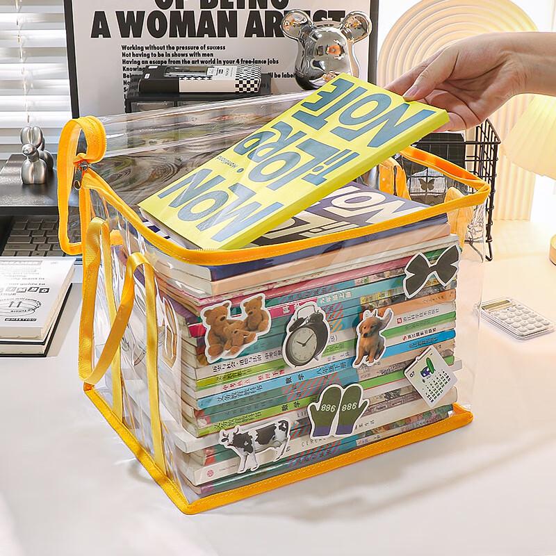 

Clear Foldable Book & Document Storage Pouch