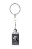 Irish Wolfhound - Crystal Key Ring with Dog Photo, Illuminated Key Ring, Unique Gift by Art-Dog Brand