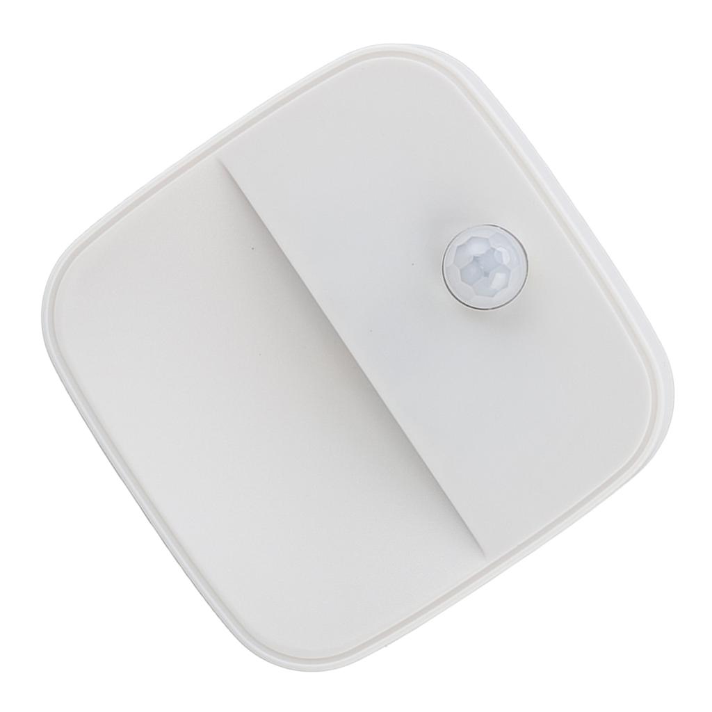 Motion Sensor 0.2W Night Light Warm Light ABS Night Lights Plug In Body Sensor Lamp for Hallway