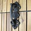 European Retro Atmosphere Garden Courtyard Cast Iron Craft Door Handle Home Wall Decoration Door Handle