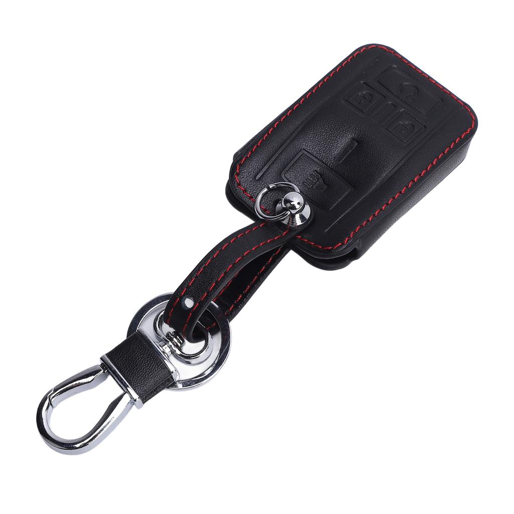 Husă cu telecomandă, cu breloc, rezistentă la praf, din piele PU, protector pentru cheia auto pentru 1500 2500