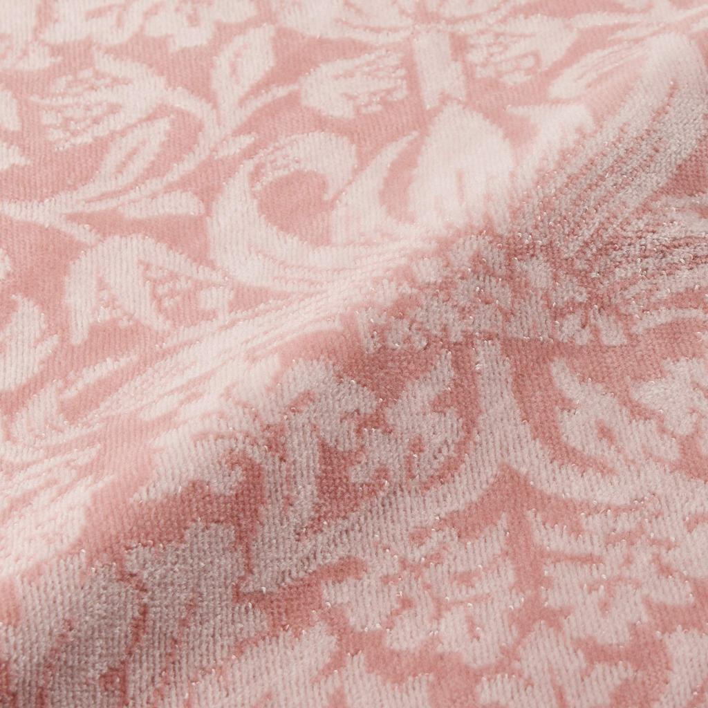 Nishikawa Imabari Towel Morris Gallery Made in RR00100022P Blanket, Single, "Strawberry Thief" Design, 100% Cotton, Fluffy, Japan, Pink,