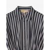 Michael Kors Striped Cotton Poplin Midi Dress Jt683pslun6990 Midi Midi Dress Midi