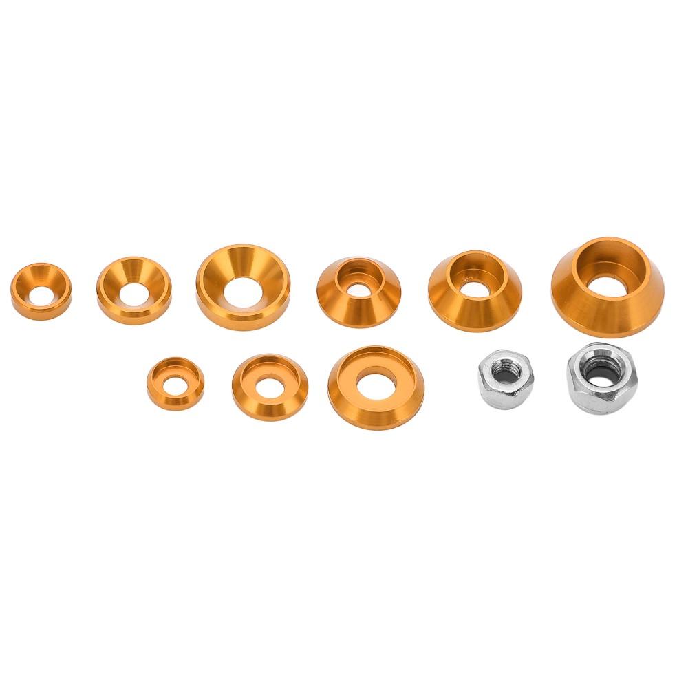 M2.5/M3/M4 RC Screw Washer Kit 1/10 1/8 Scale Round Head Gasket Durable Cup Head Screw  For RC Cars