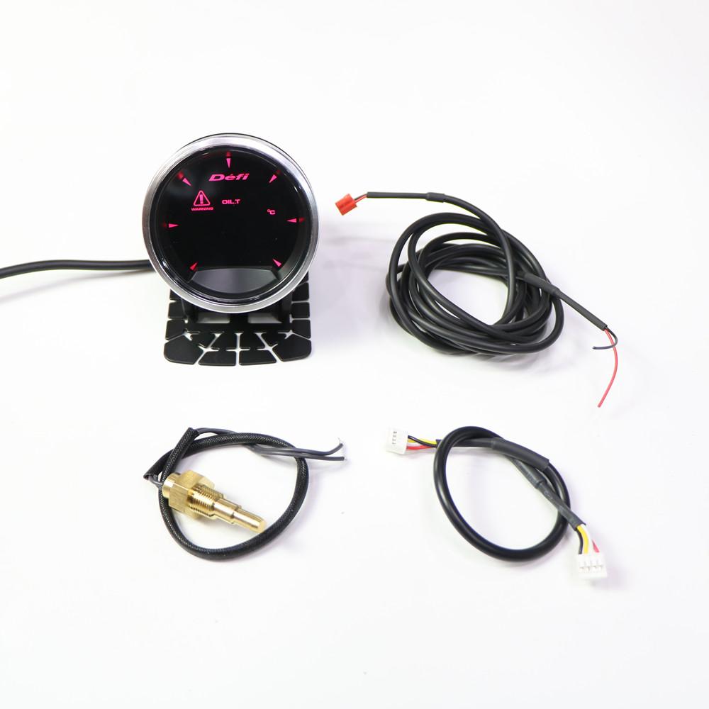 Def A2 7-Color OBD2 Gauge 2.5 Inch Water Temperature Oil Pressure Turbo Oil Temp Vacuum Voltage Universal 60mm Car Meter