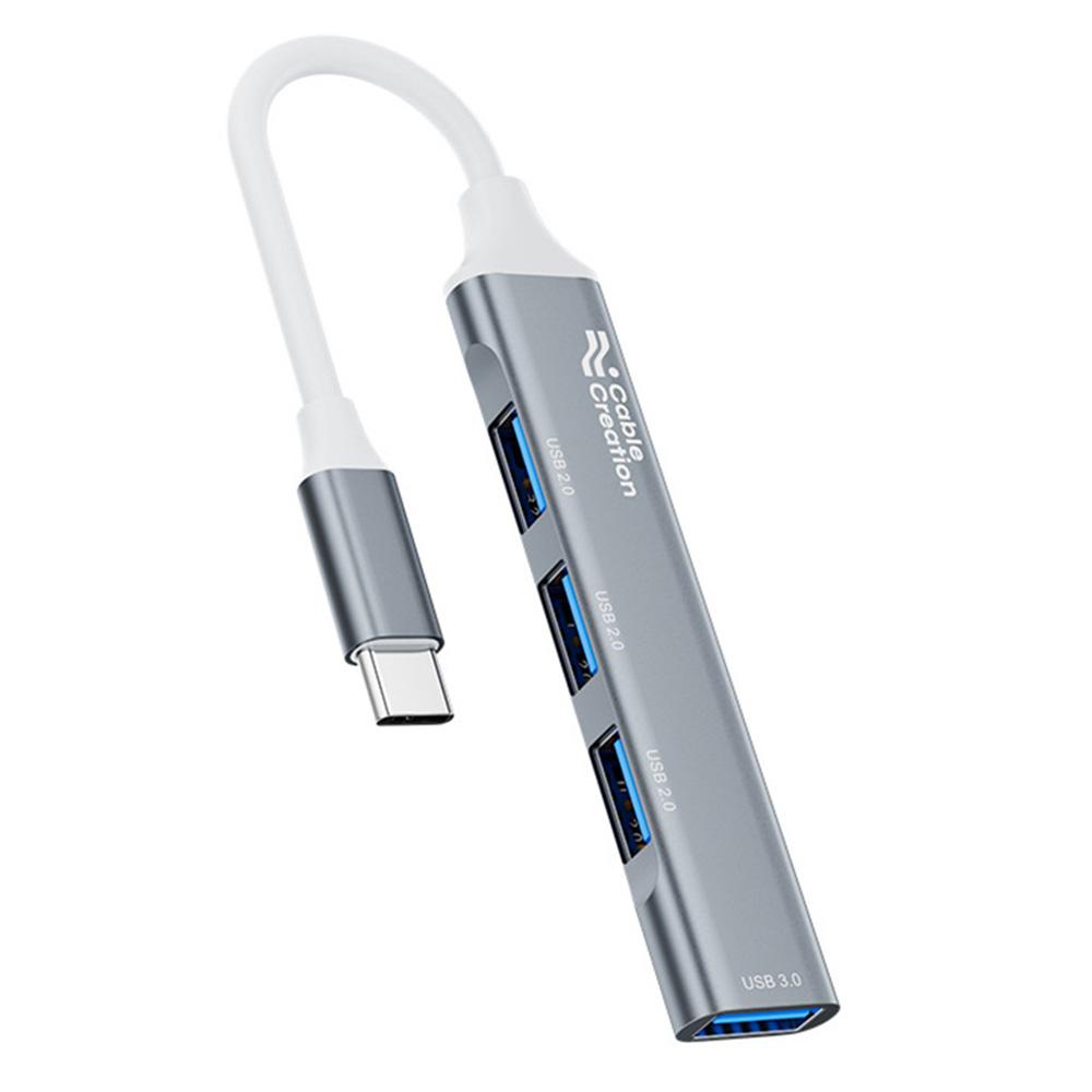 

CABLECREATION 3xUSB2.0 + 1xUSB3.0 USB Hub Splitter Computer Laptop Phone Adapter A
