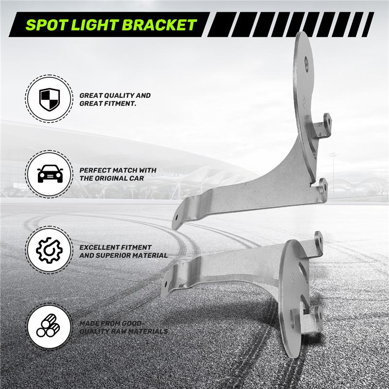 Stal Nierdzewna Uchwyt Mocowania Reflektora do Siatki Przedniej Samochodu Dla-BMW Mini R50 R52 R53 2001-2007-M53K