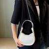Spring and Summer New PU Leather Bag Joker Simple Shoulder Bag Hand Slung Underarm Bag