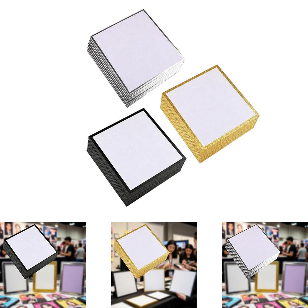 10 Pieces Shikishi Boards Artist Square Autograph Board for Hand Drawn