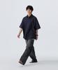 STENDS [M~4Xl] Flow Cotton Short Sleeve Shirt_Navy