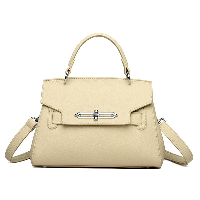 Lychee Pattern Women's Bag New Fashion Crossbody Portable Shoulder Large Capacity Bag