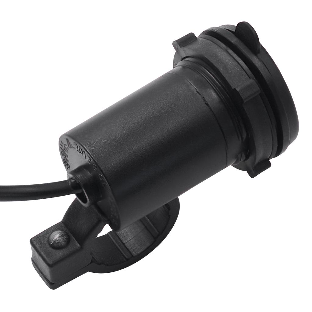 USB Motorcycle Mobile Charger, 12V Waterproof, Single-Port